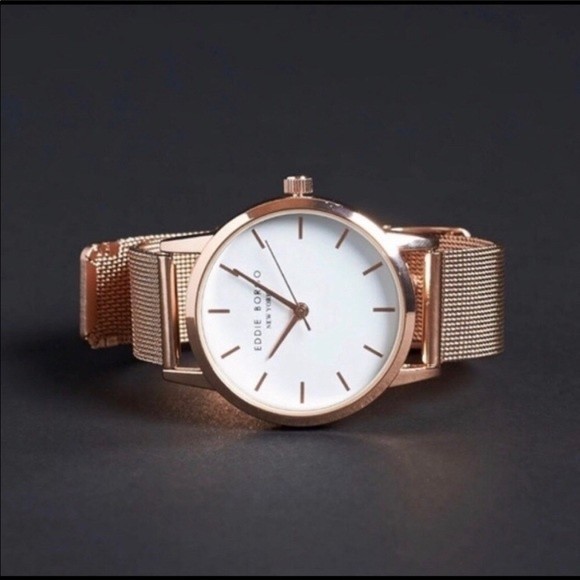 Eddie Borgo Accessories - Eddie Borgo The Soho Stainless Steel Watch 32mm Rose Gold